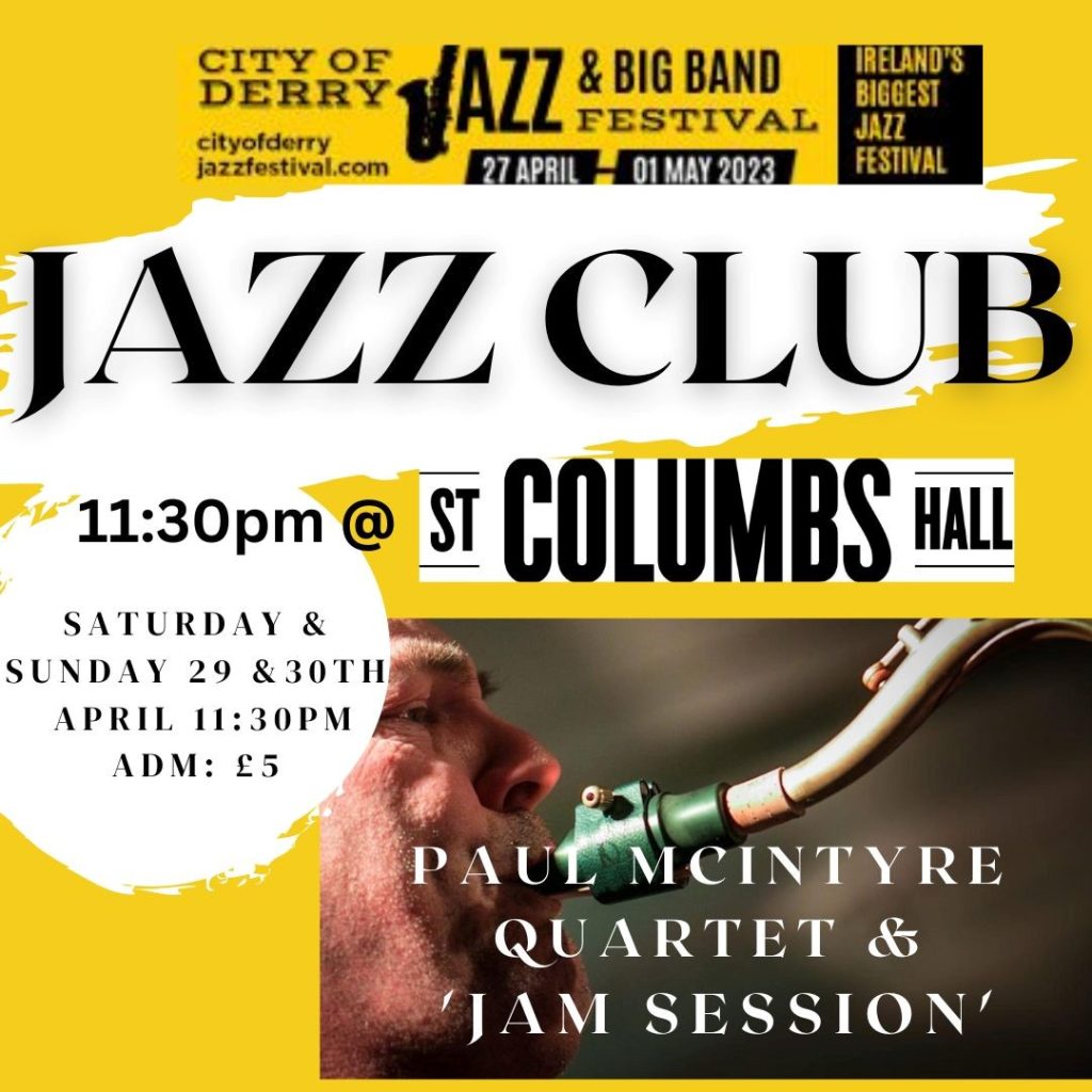 Jazz Club At St Columb's Hall